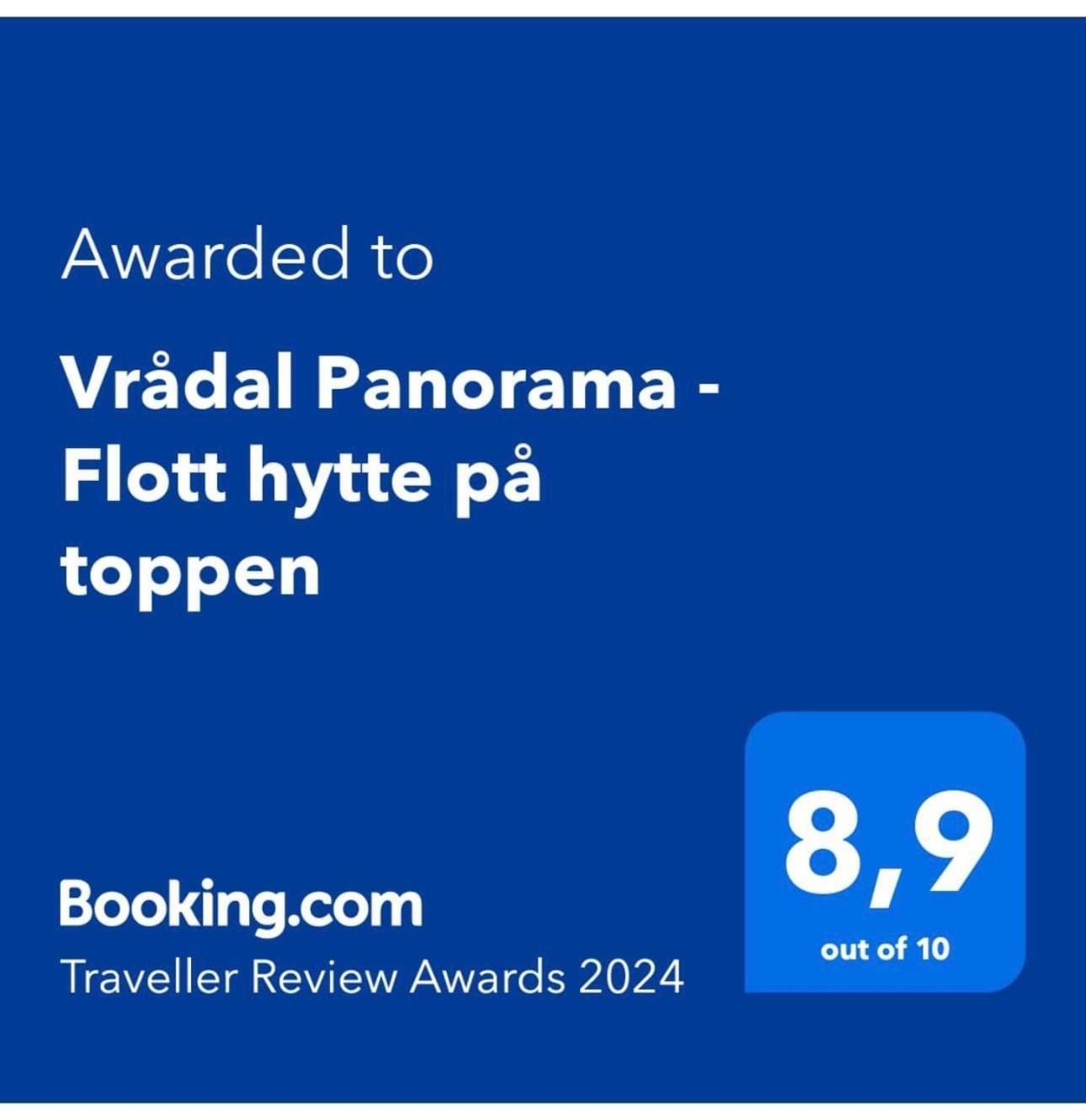 Vradal Panorama - Flott Hytte Pa Toppen Villa Sinnes Eksteriør bilde